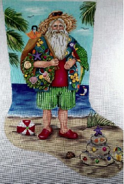 GE628 - Tropical Vacation Santa