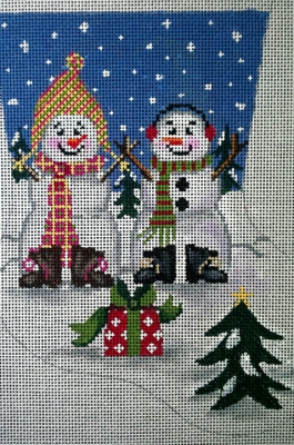 GE648 - Snow-couple stocking (small)