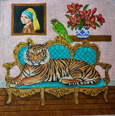 GEP376 Tiger and Girl with Pearl Earring