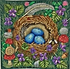 GEP270 - Nest w/ Blue Eggs